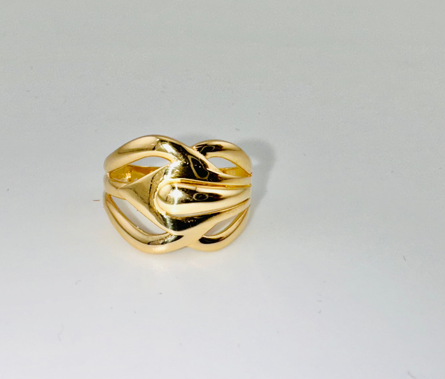 Anillo fashion de mujer 14k