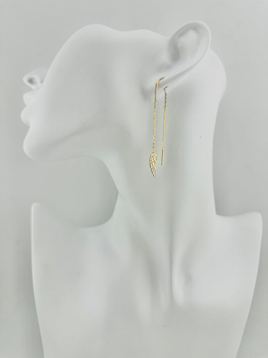 ARETES COLGANTES CON ALAS