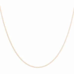 CUBAN LINK CHAIN SEMI SOLID 14K
