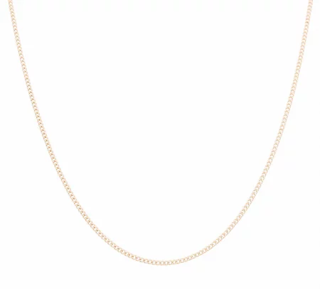 CUBAN LINK CHAIN SEMI SOLID 14K