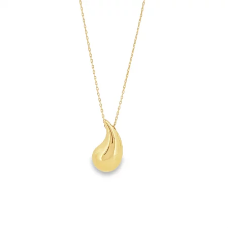 Gold Women's Fashion Drop Pendant Necklace