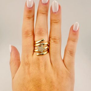 TRIPLE RING   14K