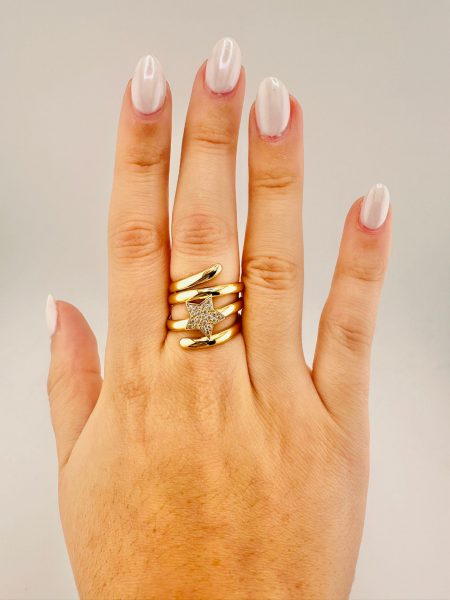 TRIPLE RING   14K