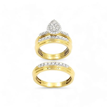 BRIDAL SET 10K WHITH DIMOND