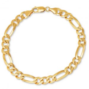 FIGARO BRECELET FOR MEN 14K 8"