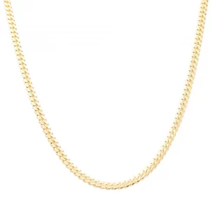 CUBAN CHAIN 10K 22'' 10K 3MM CON SU PULSERA