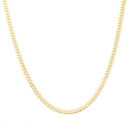 CUBAN CHAIN 10K 22'' 10K 3MM CON SU PULSERA