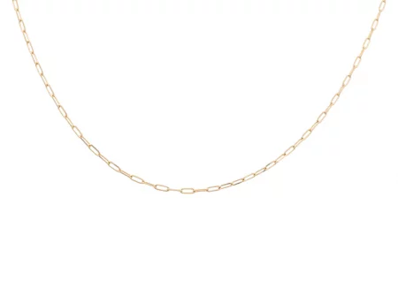 CHAIN PAPER CLIP 16' 14K