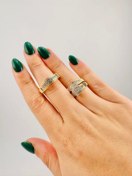 TRIO DIMOND SET 10K