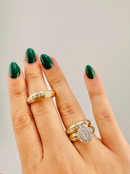 TRIO DIAMOND SET 10K