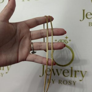 Cuban chain 2.8 mm 10k 20” with name