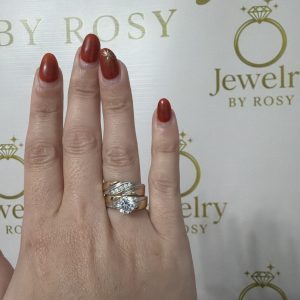 Anillos de compromiso y argollas 14k $