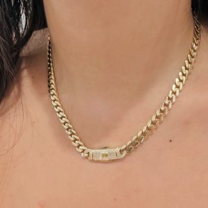 Mónaco chain 14k 7mm 16”