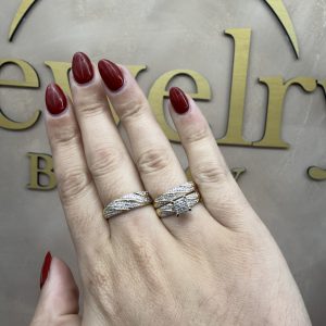 Bridal set with diamond