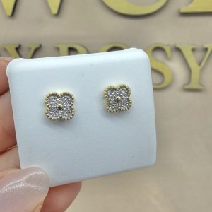 Clover Diamond earring