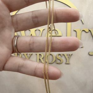 Cuban link chain 18” 14k