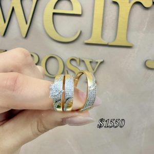 Bridal set 14k with diamond