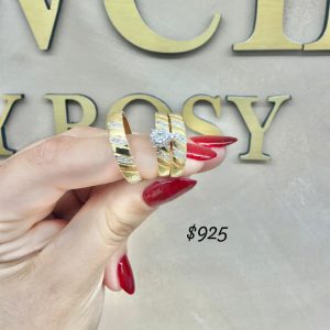 Bridal set with diamond 10k