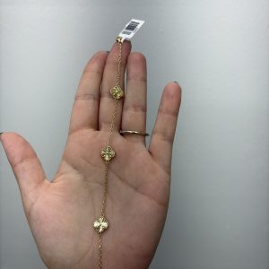 Pulsera vc dorada 10k