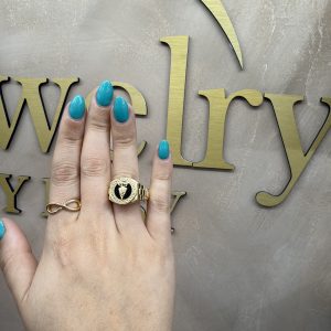 Anillo de mujer y anillo de hombre