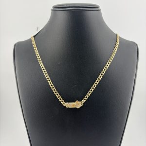 Mónaco chain 14k size 18