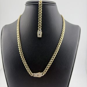 Mónaco chain 18” pulso 7” 6mm 10k