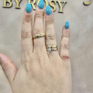 Trío Bridal set 10 with diamond