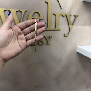 Id curb bracelet 10k
