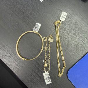 Bangle 10k , bracelet clover 10k , ankle 10k