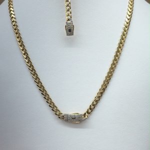 Set monaci 14k 5mm 18’’ 7’’